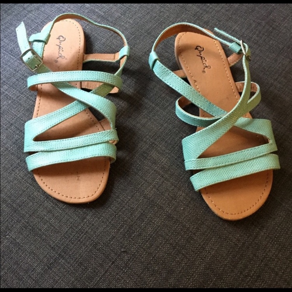 Teal Sandals